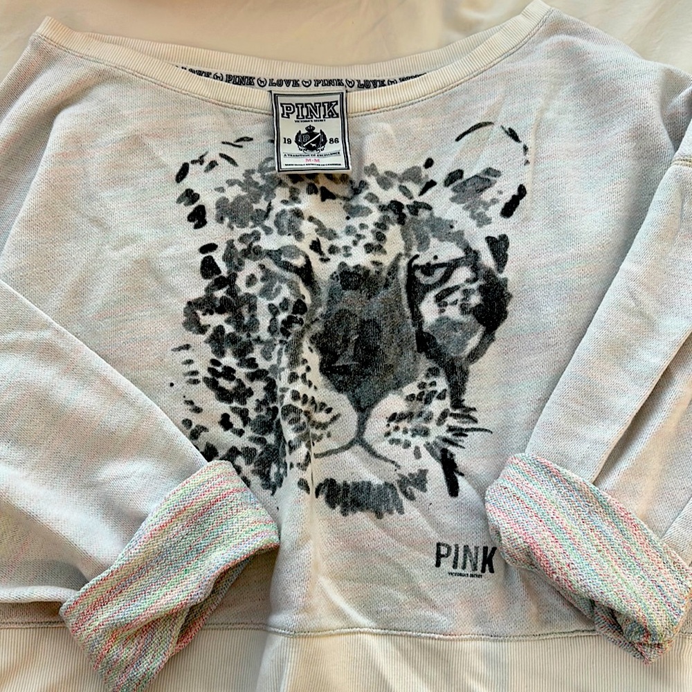 Victoria Secret Pink, Crew Neck and Crop Sweatshirt!